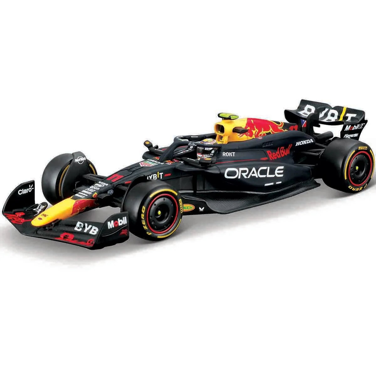 Formula 1 Oracle Red Bull RB20 Sergio Perez #11 with Helmet (2024) Die-Cast Metal 1:43 Bburago