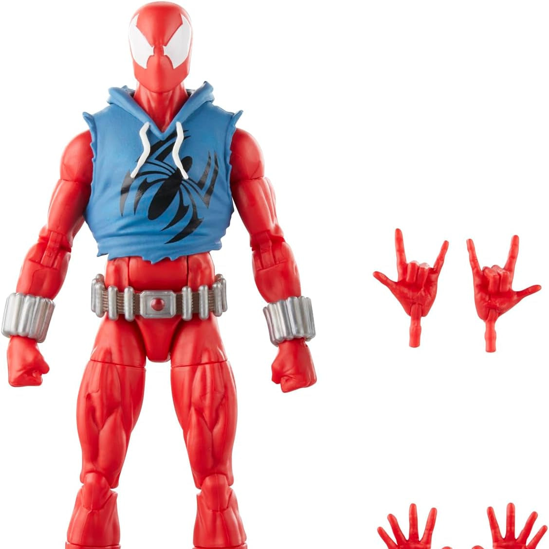 Figura Scarlet Spider Marvel Legends Hasbro 6 pulgadas Ben Reilly Spider-Man original