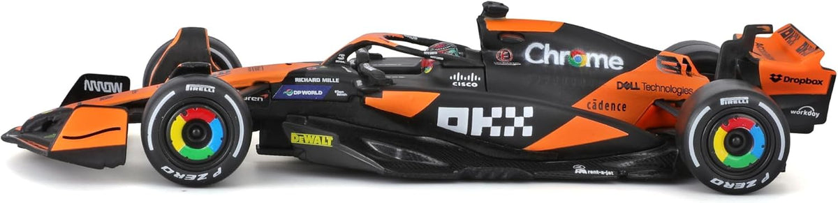 Formula 1 McLaren MCL38 Oscar Piastri #81 with Helmet (2024) Die-Cast Metal 1:43 Bburago