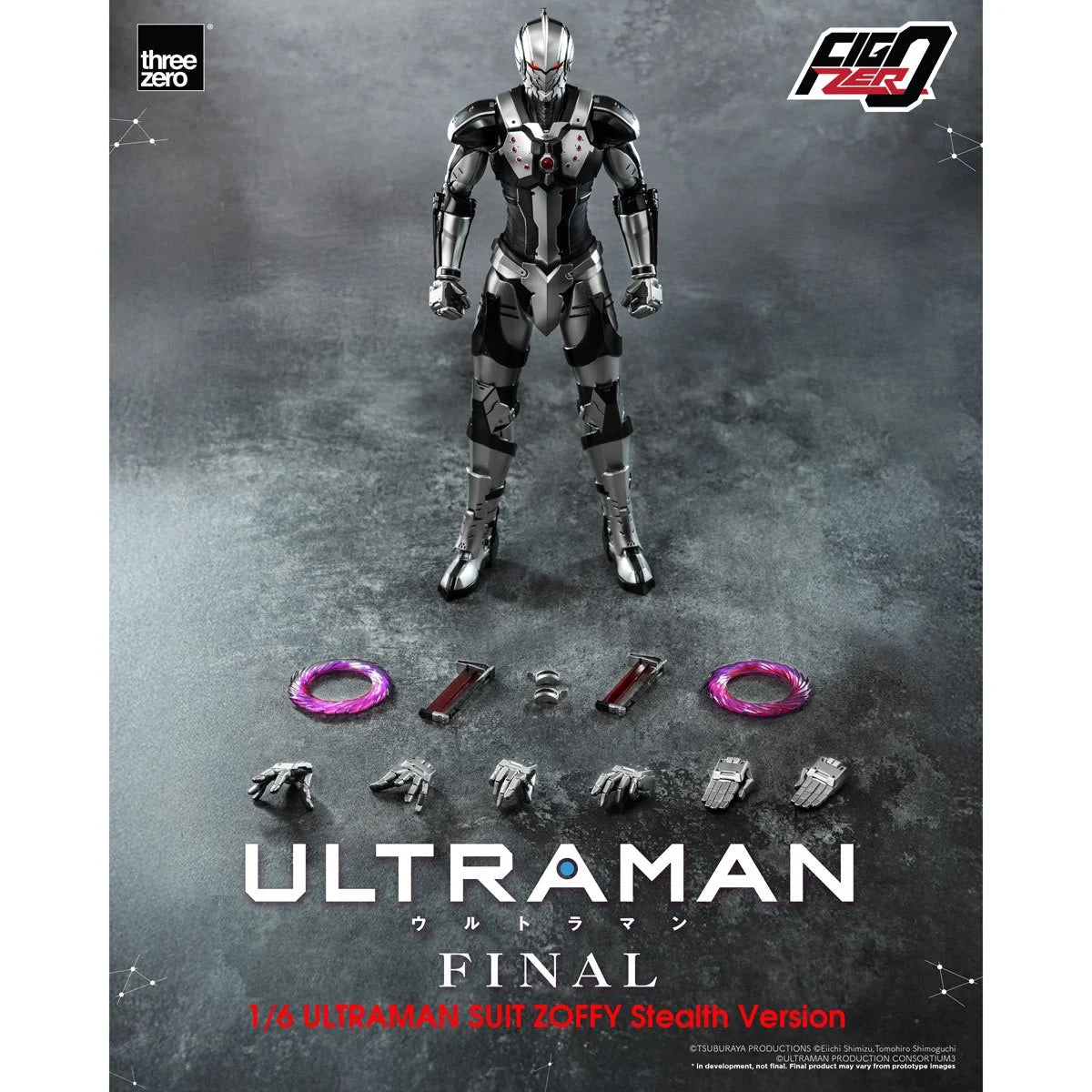 [Preventa ] Ultraman Final Season Ultraman Suit Zoffy Stealth Version 1:6 Threezero