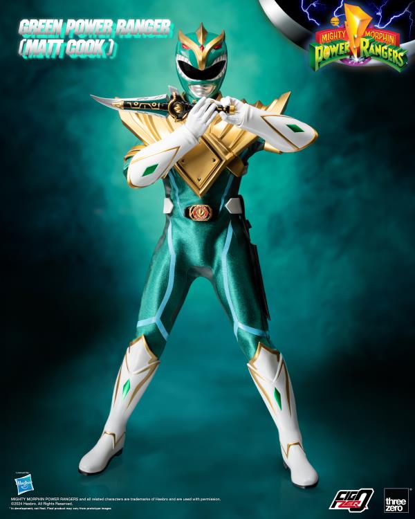 Mighty Morphin Power Rangers Green Ranger Matt Cook THREE ZERO