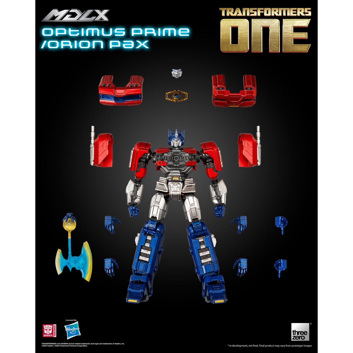 [Preventa] Transformers One Optimus Prime/Orion Pax MDLX Action Figure Threezero
