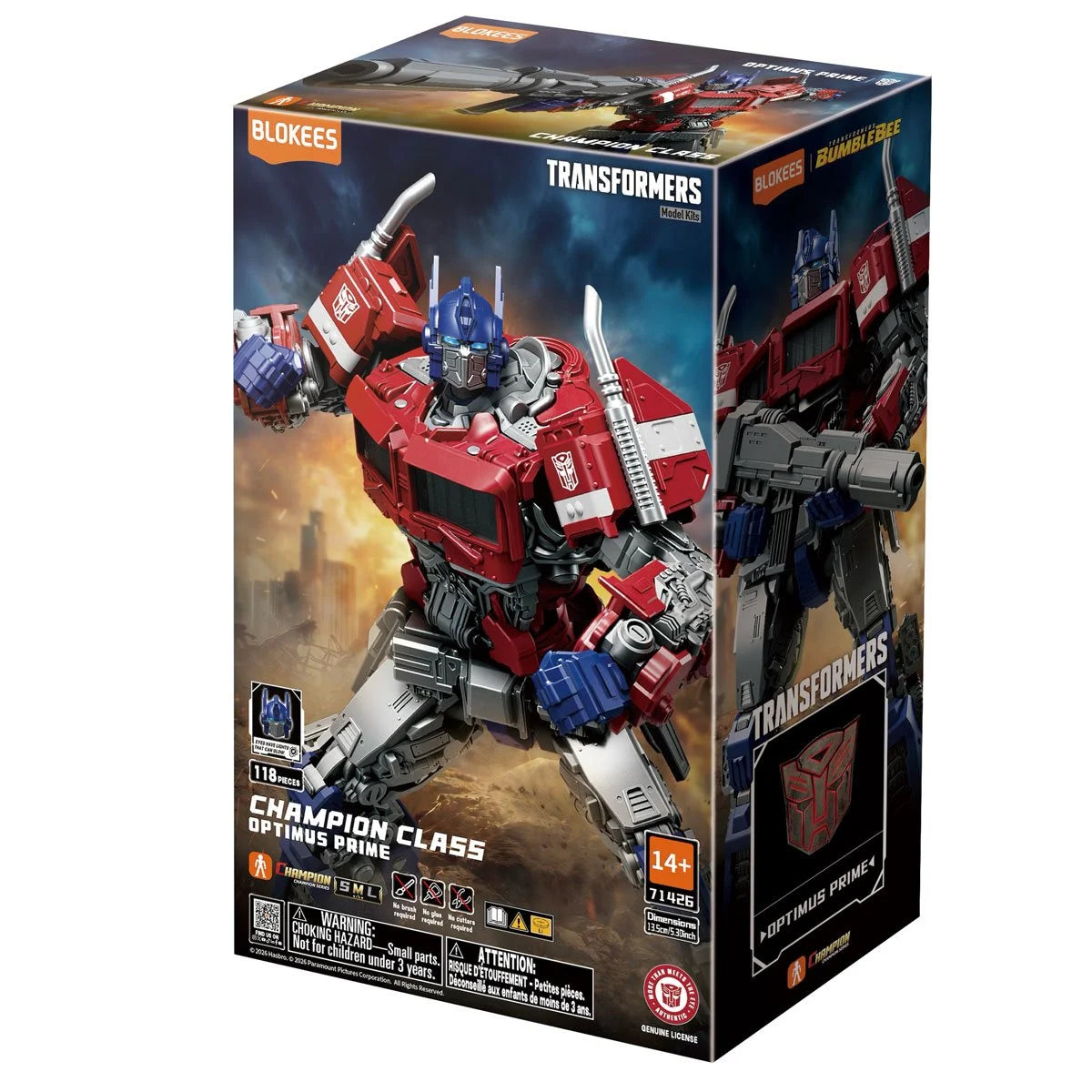 [Preventa] Transformers Classic Class Bumblebee Optimus Prime CC26 Model Kit Blokees
