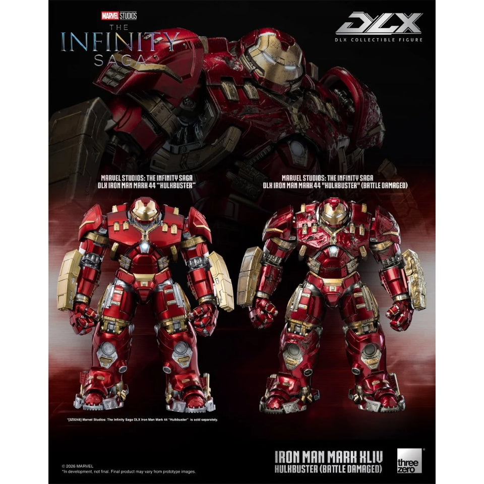 [Preventa]  Marvel Studios: The Infinity Saga Iron Man Mark 44 Hulkbuster Battle Damaged DLX Threezero