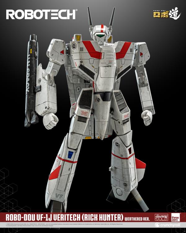 Robotech ROBO-DOU VF-1J Veritech (Rick Hunter Weathered Ver.) Exclusive Edition Three Zero