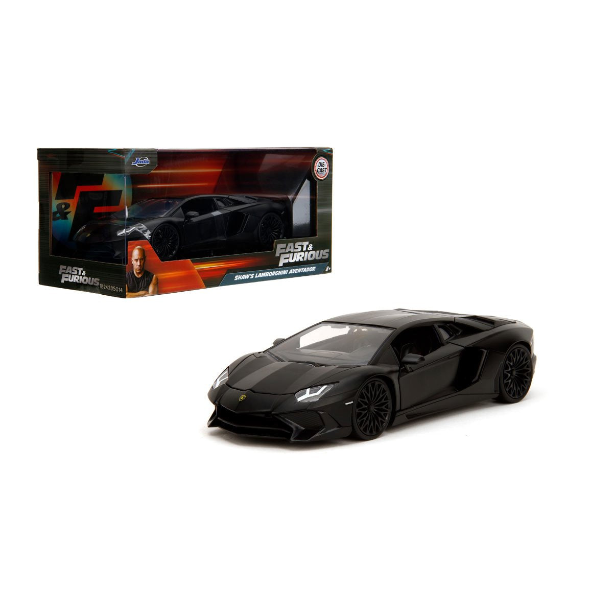 [Preventa] Fast and Furious Shaw's Lamborghini Aventador SV 1:24 Scale Die-Cast Metal Jada Toys