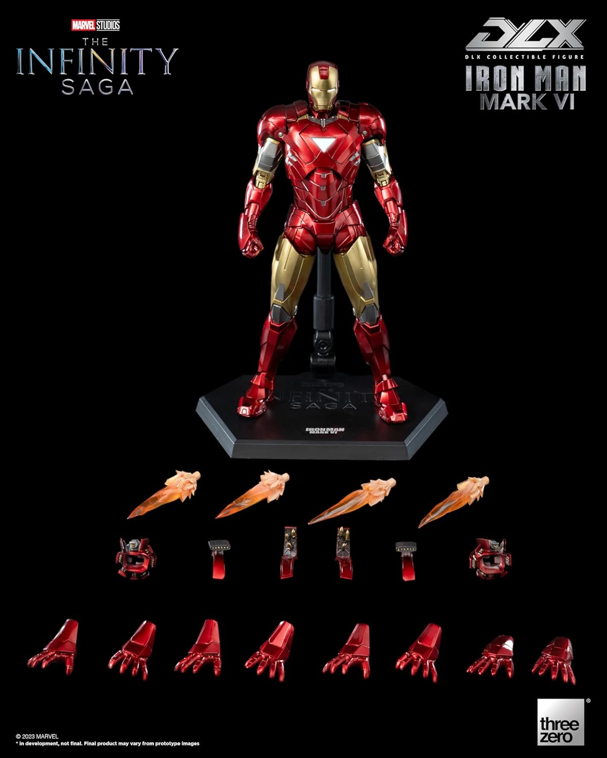 The Infinity Saga Iron Man Mark 6 DLX ThreeZero