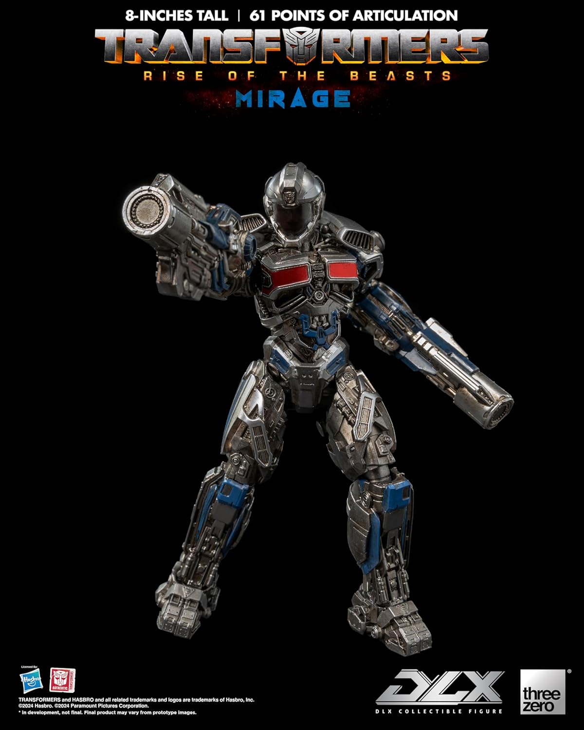 [Preventa] Transformers Rise of the Beasts Mirage DLX THREE ZERO