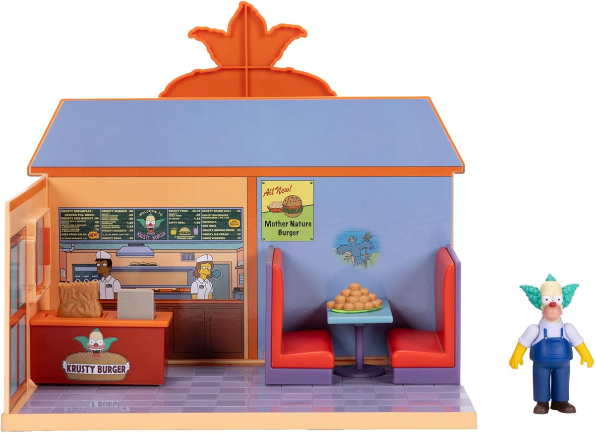 The Simpsons Krusty Burger Diorama Playset Jakks Pacific