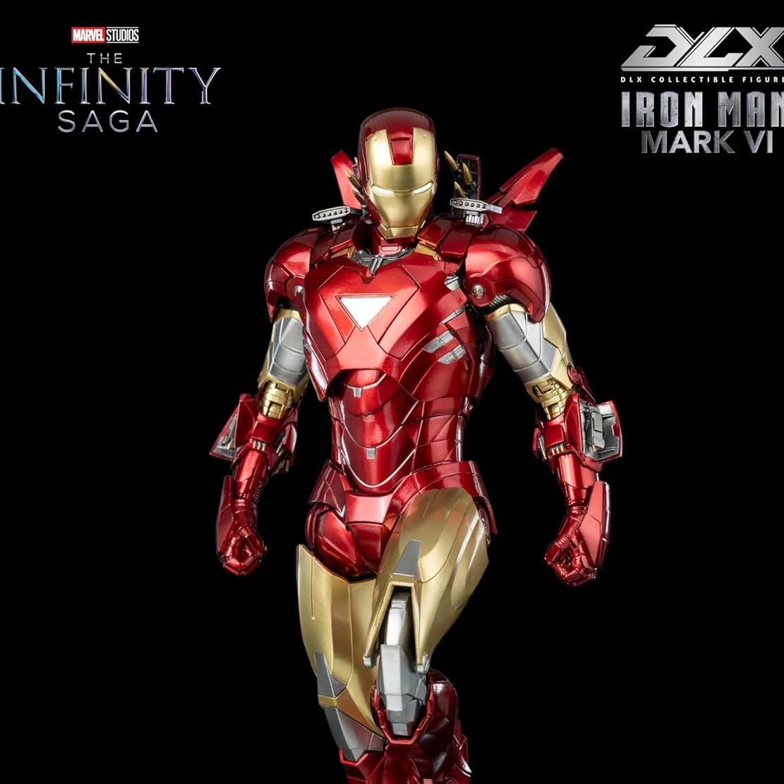 The Infinity Saga Iron Man Mark 6 DLX ThreeZero