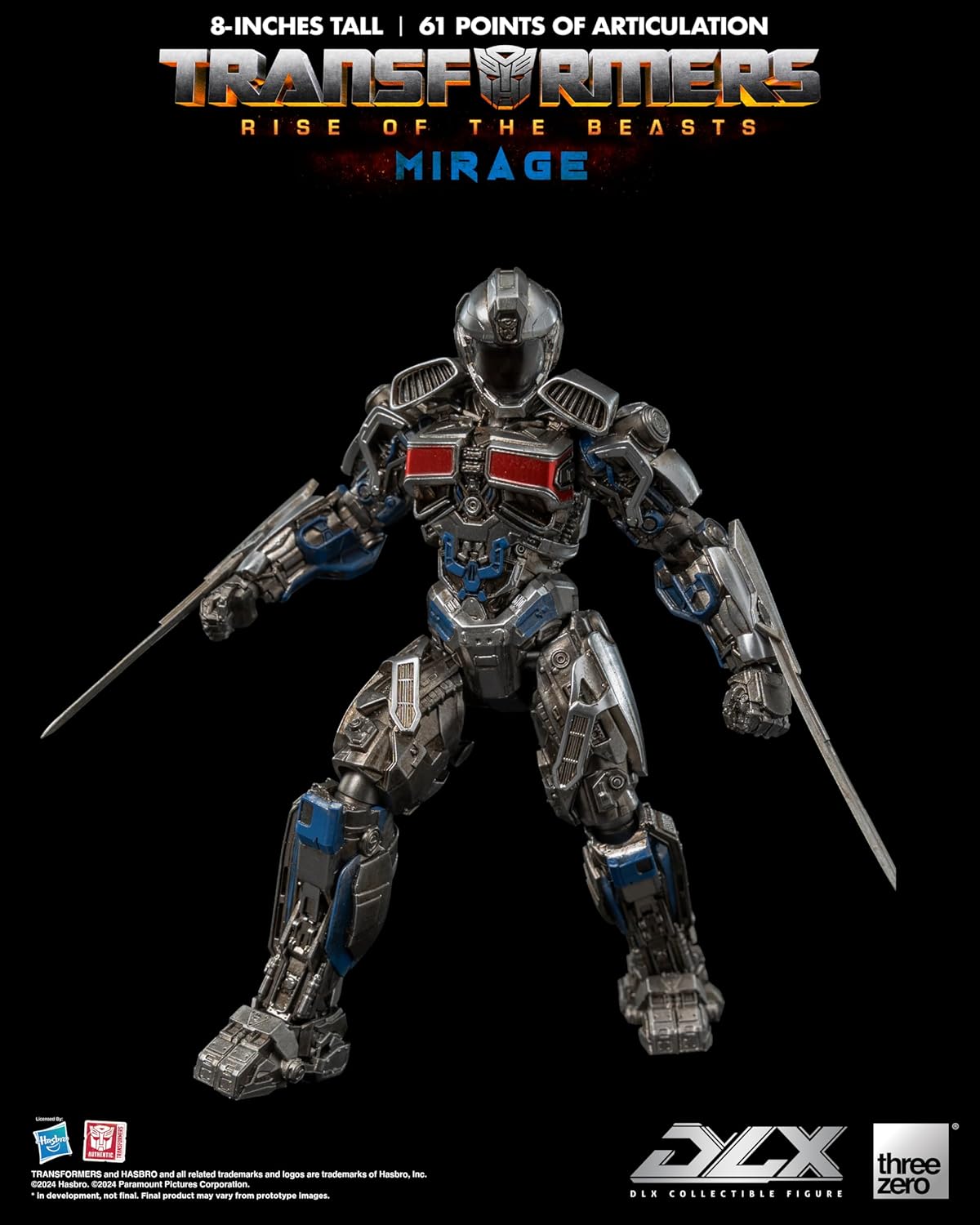 [Preventa] Transformers Rise of the Beasts Mirage DLX THREE ZERO
