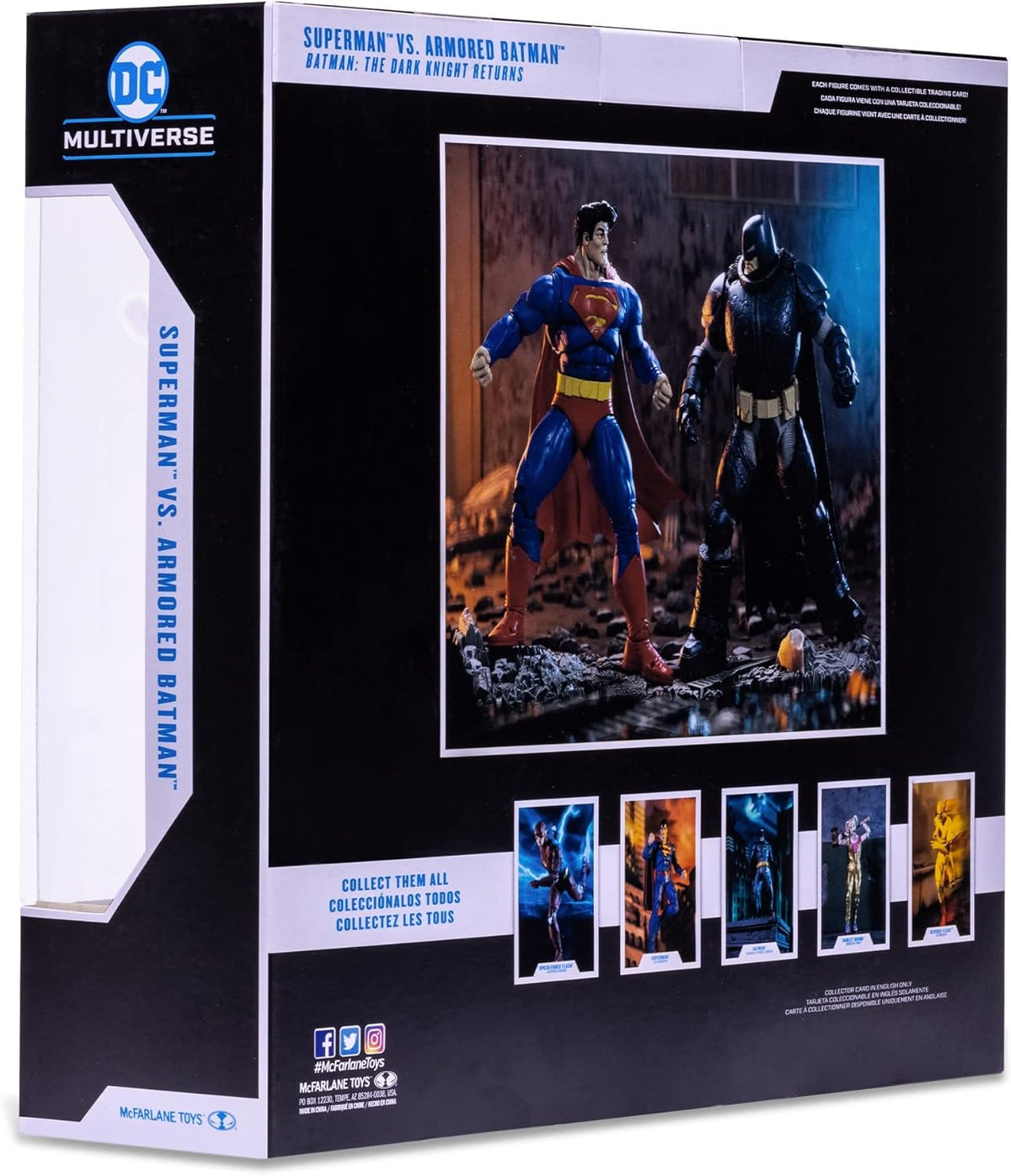 Batman: The Dark Knight Returns DC Multiverse Superman vs. Armored Batman Two-Pack McFarlane