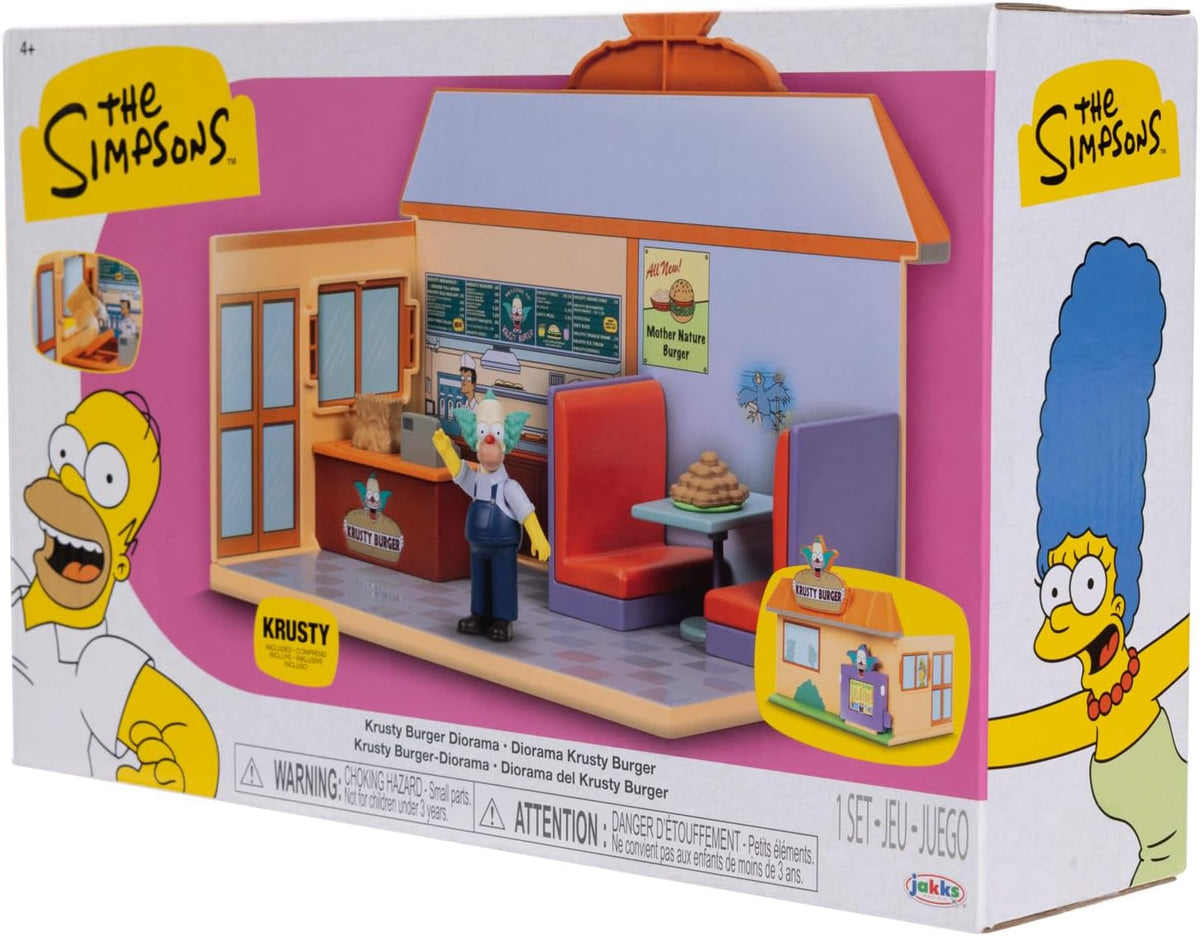 The Simpsons Krusty Burger Diorama Playset Jakks Pacific