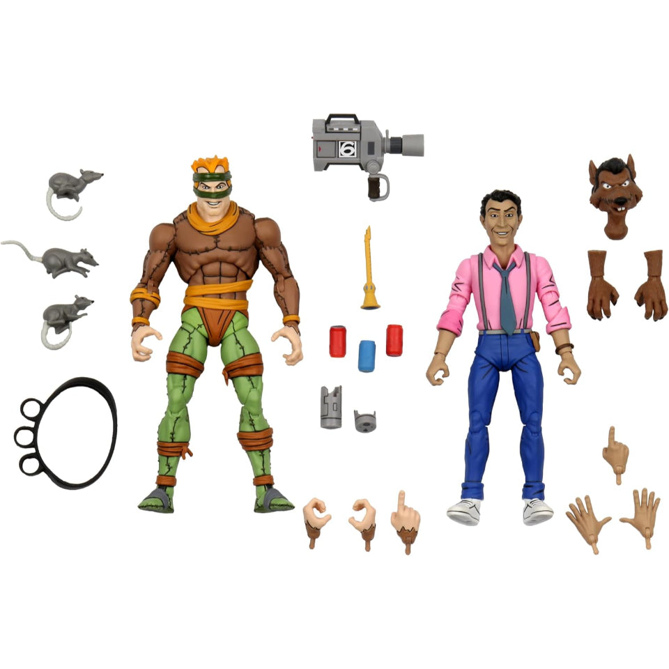 [Preventa] Teenage Mutant Ninja Turtles (1987 Cartoon) Ultimate Rat King &amp; Vernon Neca