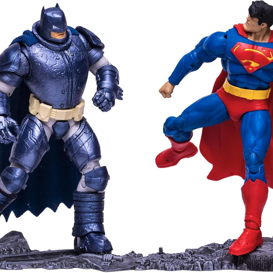 Batman: The Dark Knight Returns DC Multiverse Superman vs. Armored Batman Two-Pack McFarlane