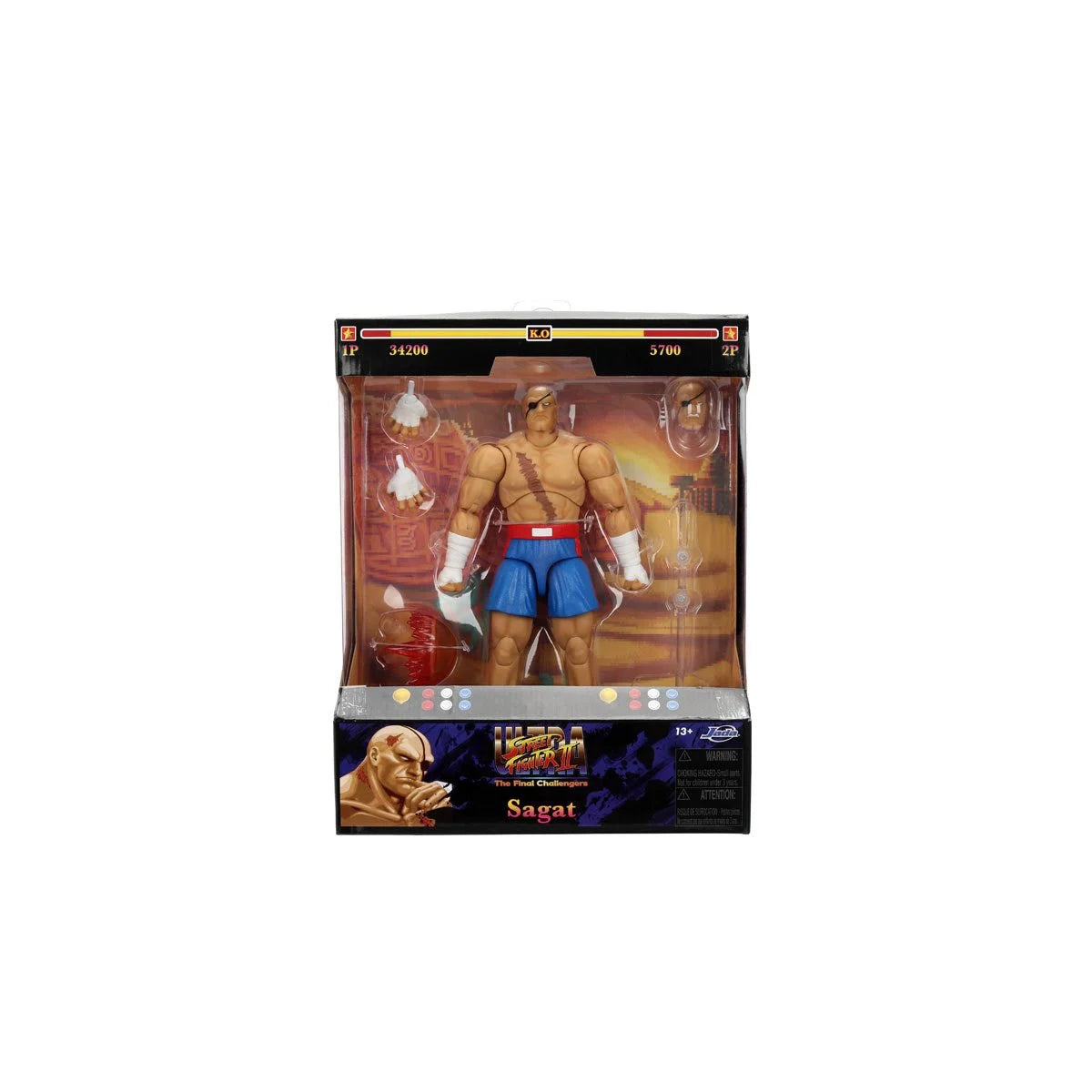 Ultra Street Fighter II Sagat Jada Toys