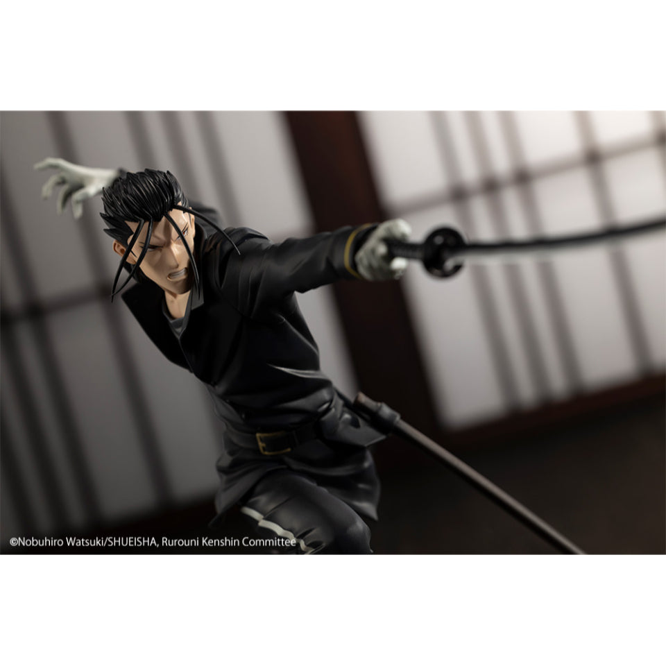 [Preventa] Rurouni Kenshin: Meiji Swordsman Romantic Story ArtFX J Hajime Saito 1/8 Scale Figure