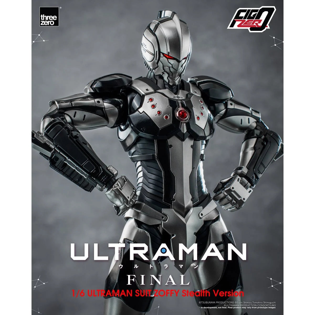 [Preventa ] Ultraman Final Season Ultraman Suit Zoffy Stealth Version 1:6 Threezero