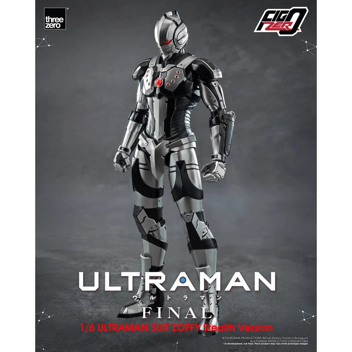 [Preventa ] Ultraman Final Season Ultraman Suit Zoffy Stealth Version 1:6 Threezero