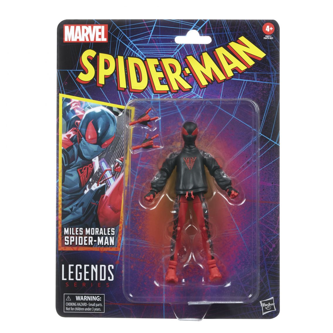 Miles Morales Spider-Man Retro Marvel Legends