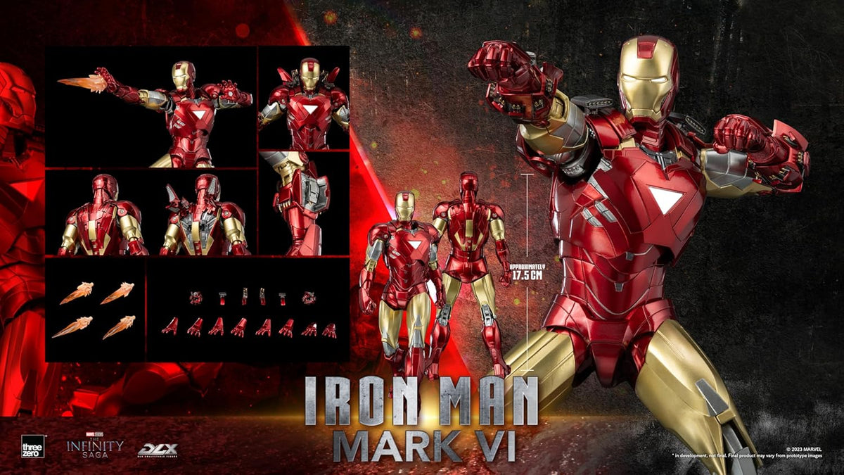The Infinity Saga Iron Man Mark 6 DLX ThreeZero