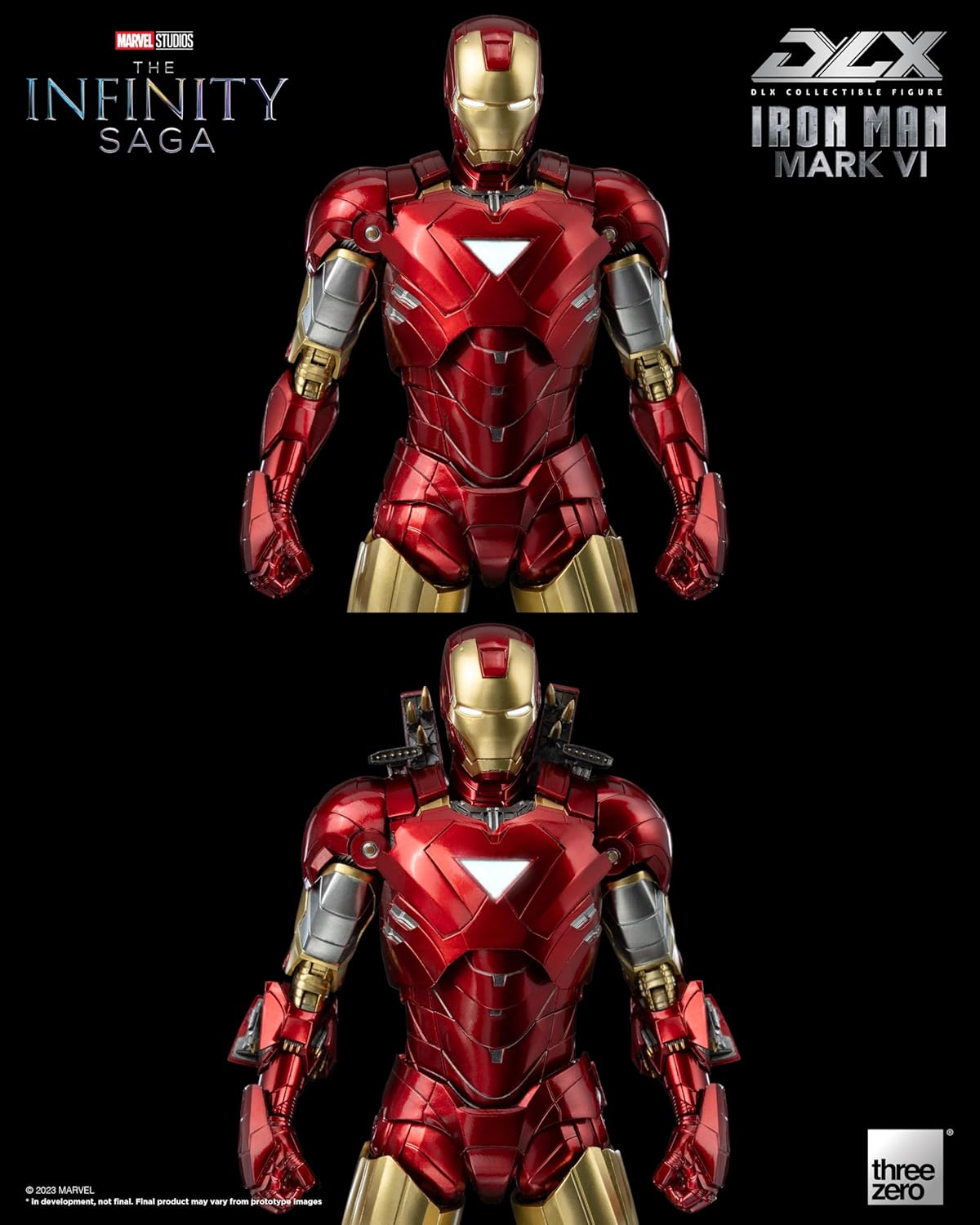 The Infinity Saga Iron Man Mark 6 DLX ThreeZero