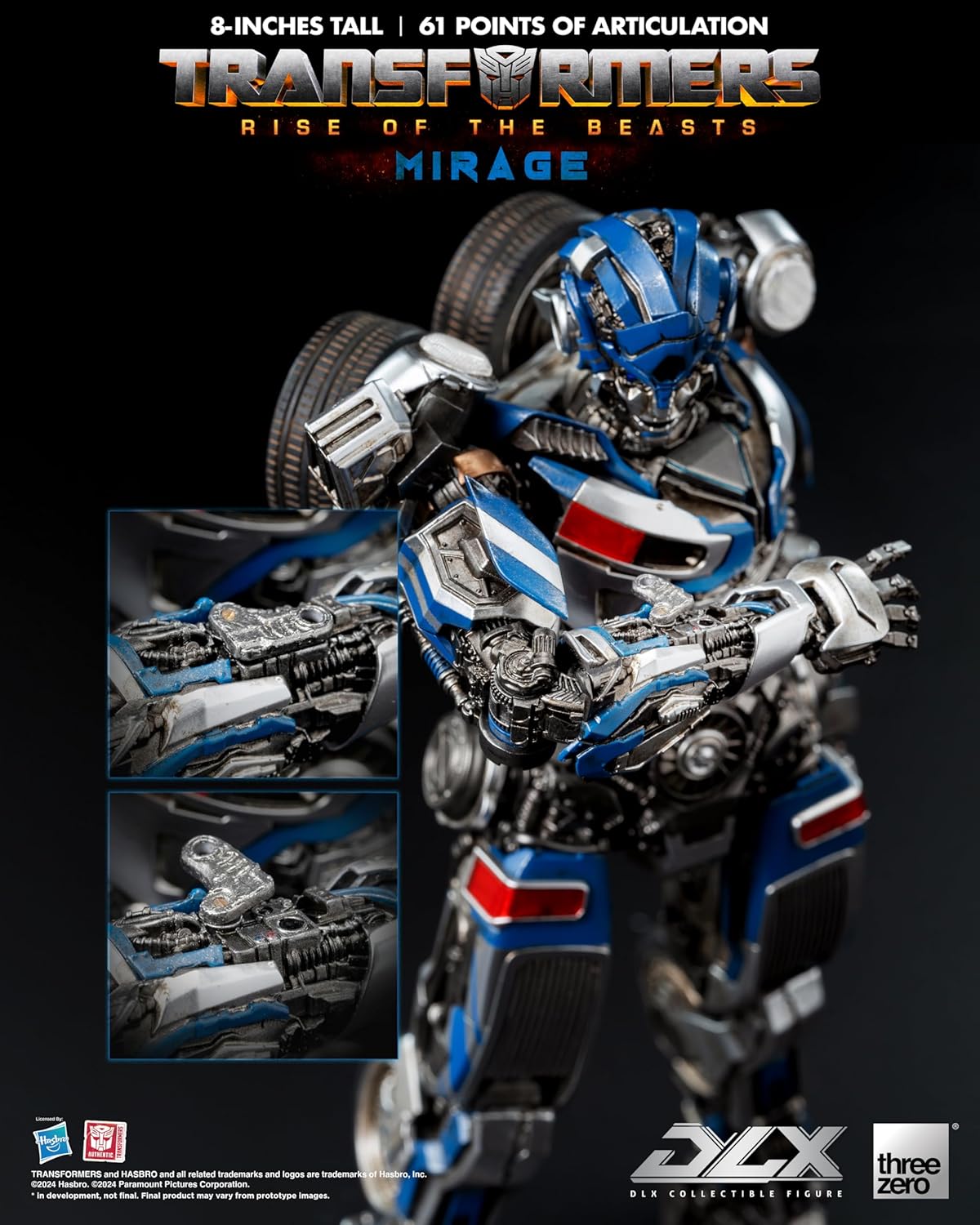[Preventa] Transformers Rise of the Beasts Mirage DLX THREE ZERO