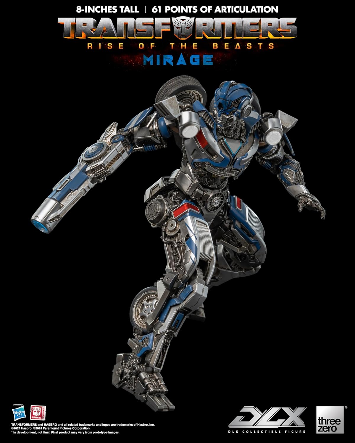 [Preventa] Transformers Rise of the Beasts Mirage DLX THREE ZERO