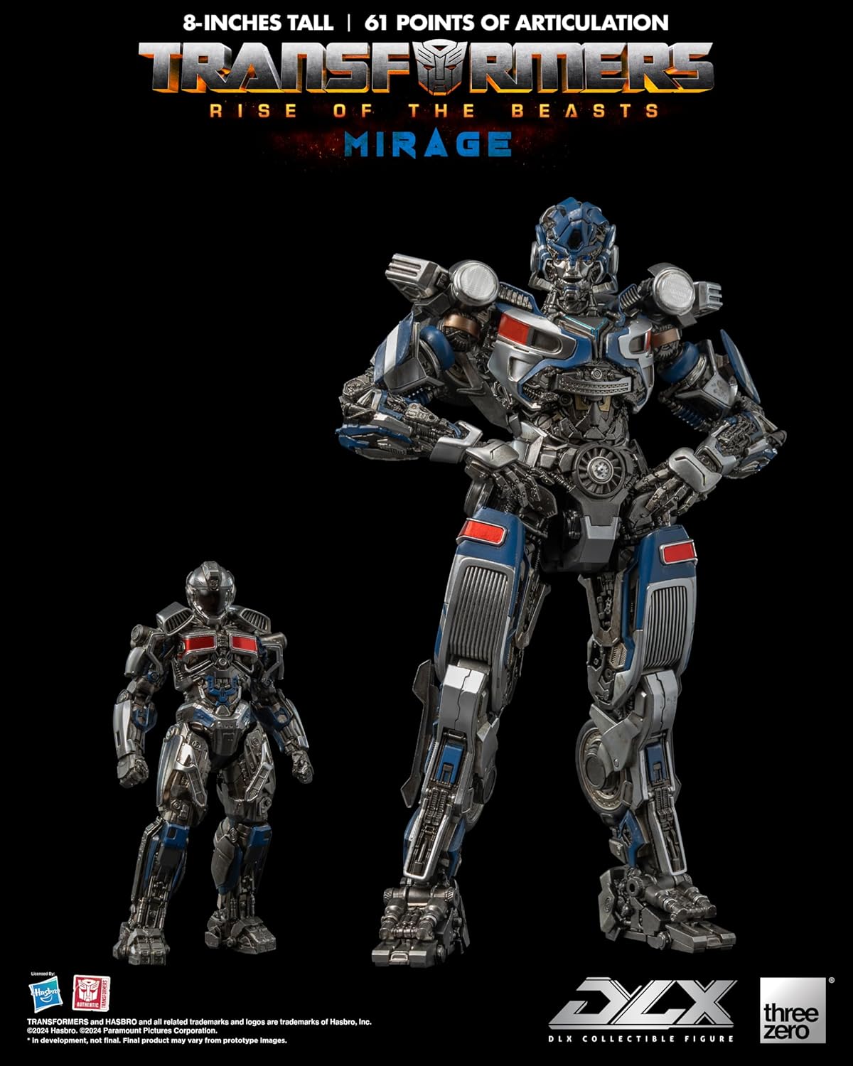 [Preventa] Transformers Rise of the Beasts Mirage DLX THREE ZERO