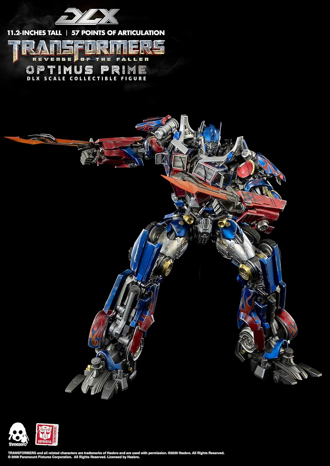 [Preventa] Transformers: Revenge of the Fallen Optimus Prime DLX THREE ZERO