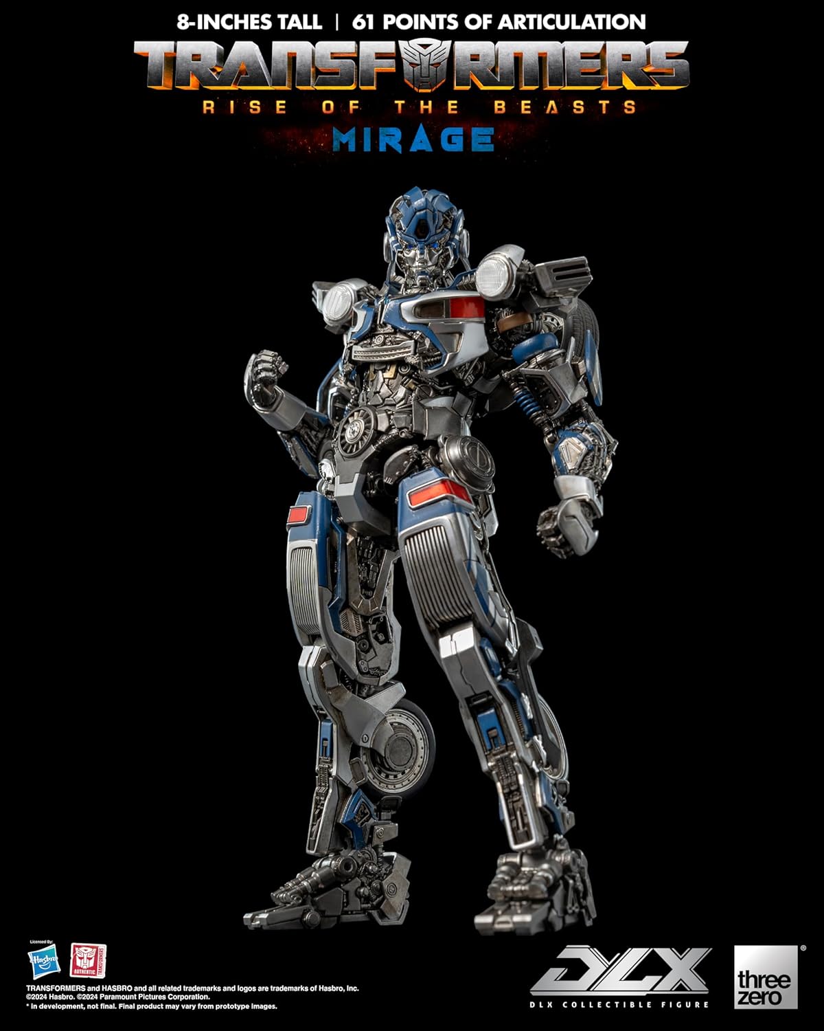 [Preventa] Transformers Rise of the Beasts Mirage DLX THREE ZERO
