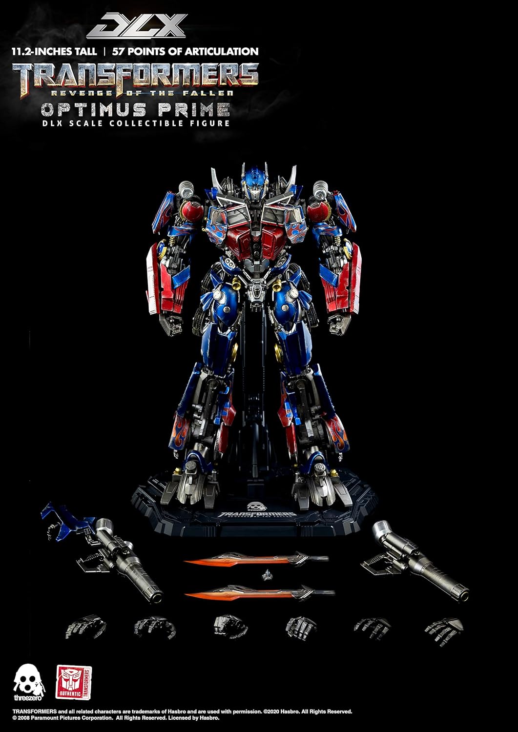 [Preventa] Transformers: Revenge of the Fallen Optimus Prime DLX THREE ZERO