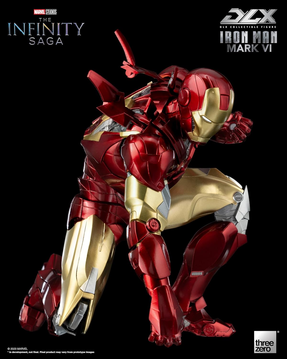 The Infinity Saga Iron Man Mark 6 DLX ThreeZero