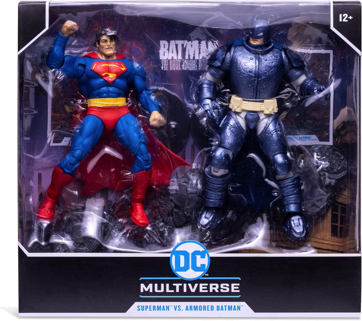 Batman: The Dark Knight Returns DC Multiverse Superman vs. Armored Batman Two-Pack McFarlane