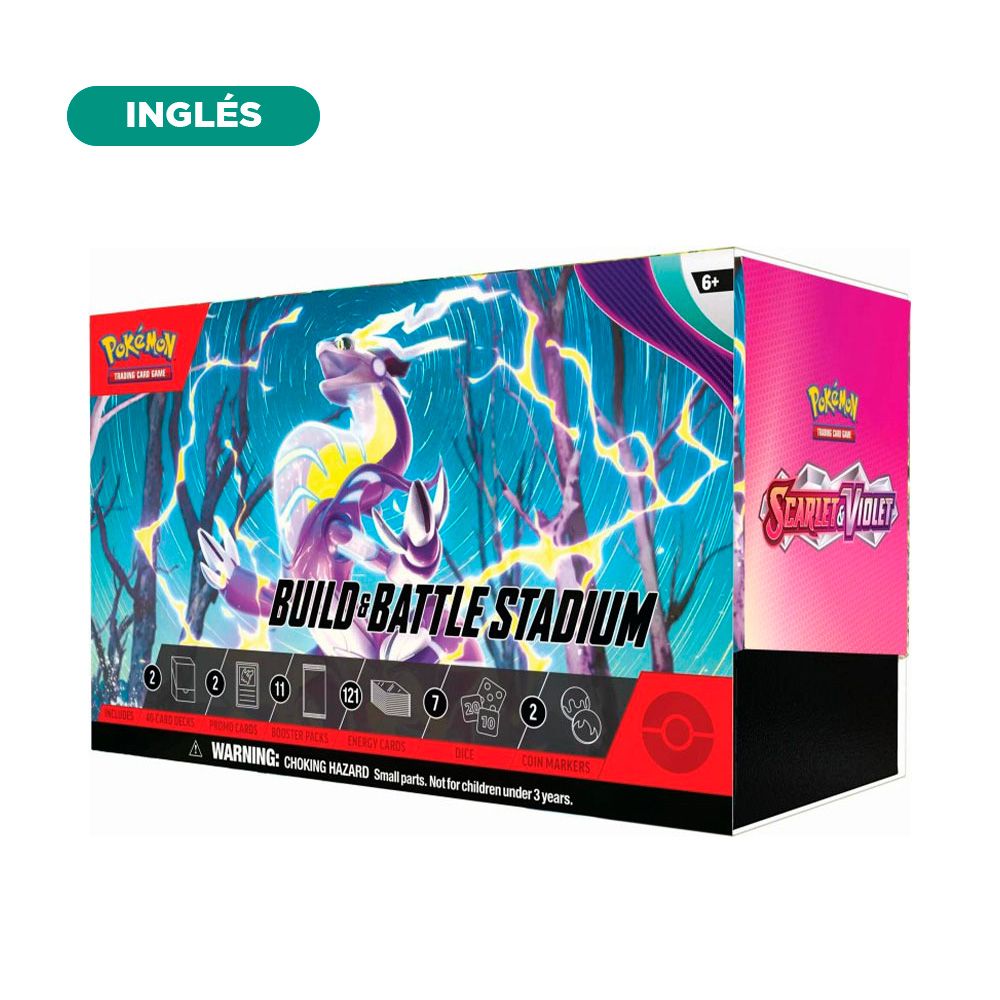 Pokemon TCG - Scarlet &amp; Violet Build &amp; Battle Stadium INGLÉS