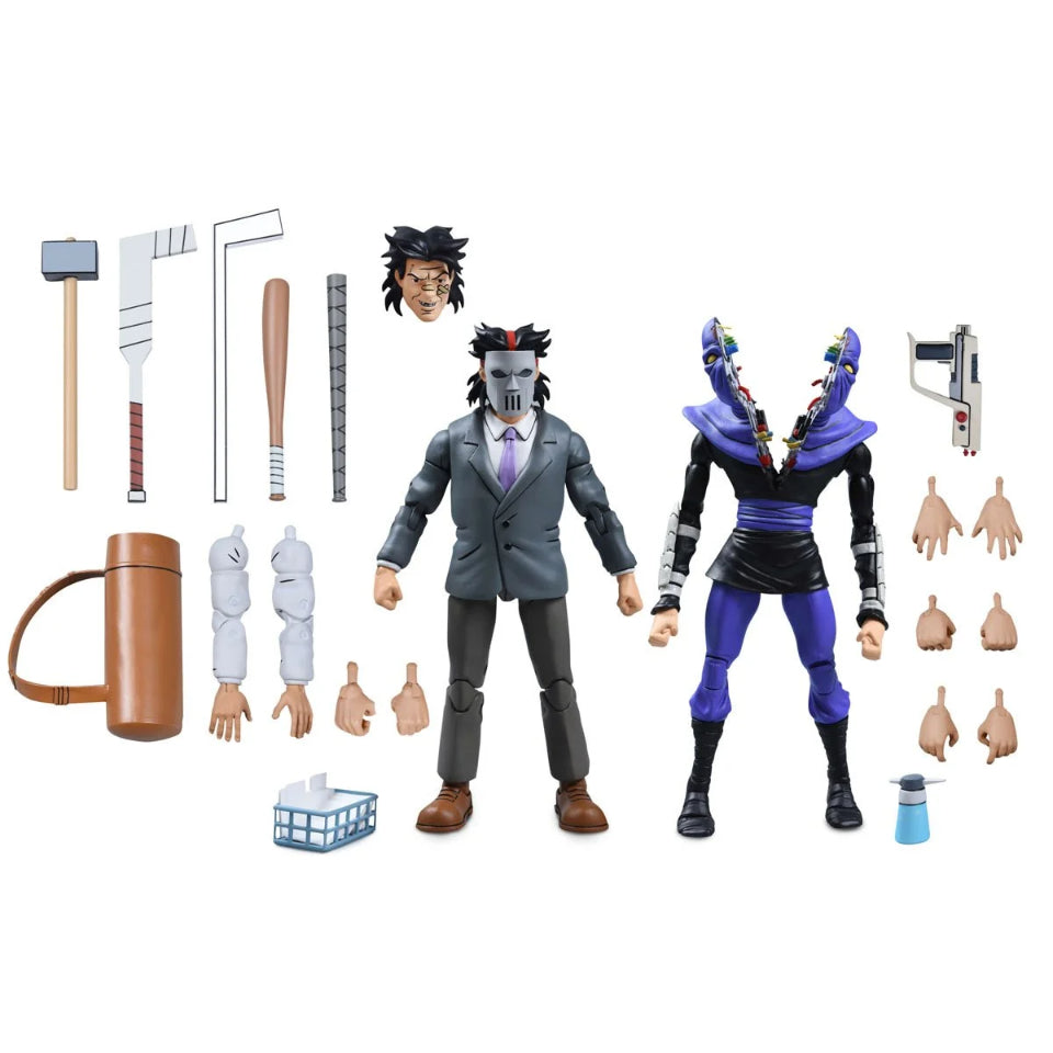 [Preventa] Teenage Mutant Ninja Turtles (1987 Cartoon) Ultimate Business Suit Casey Jones &amp; Split Foot Soldier Neca