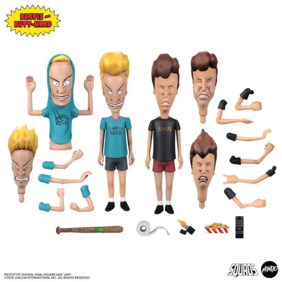 [Preventa] Beavis &amp; Butt-Head Beavis &amp; Butt-Head Figure Set Mondo
