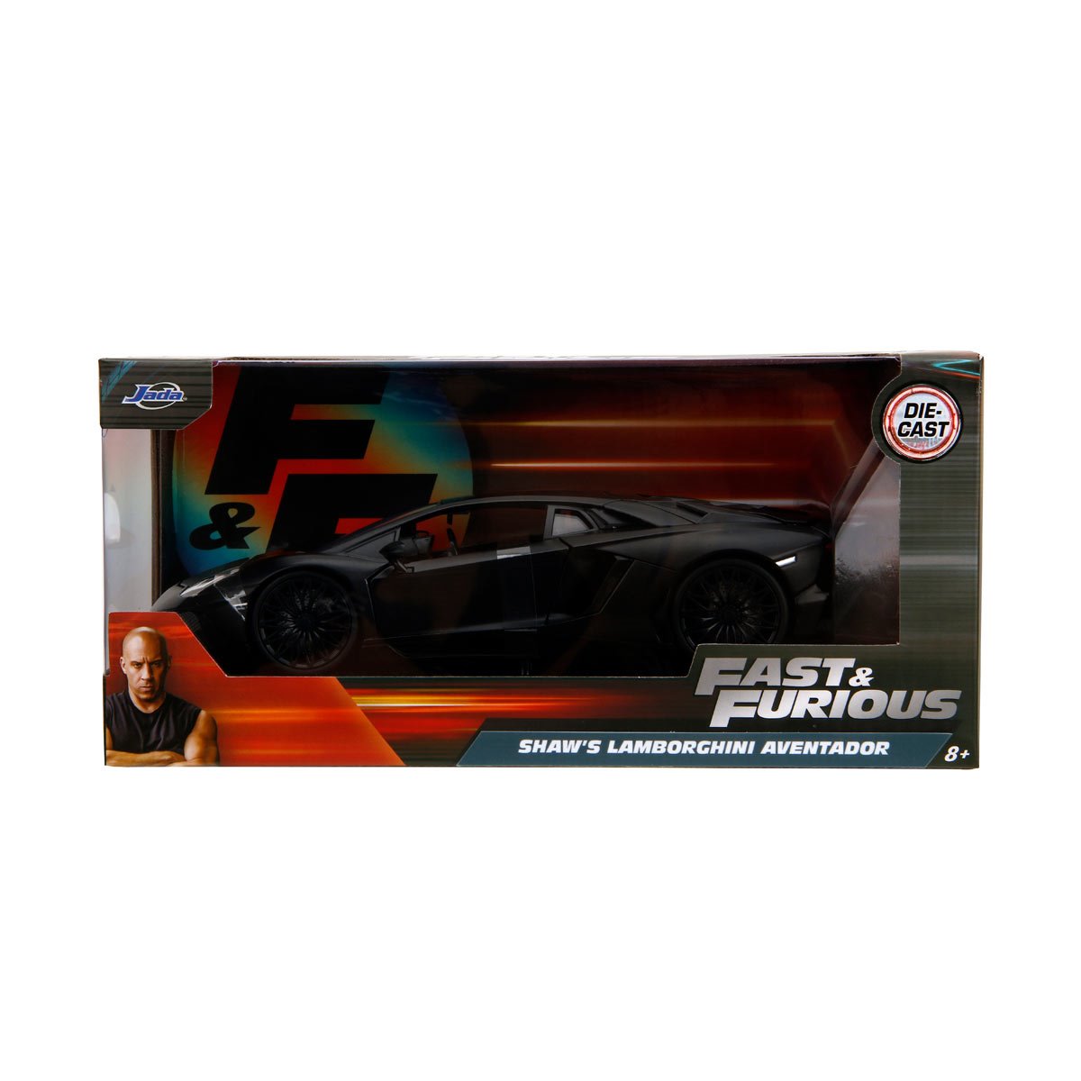 [Preventa] Fast and Furious Shaw's Lamborghini Aventador SV 1:24 Scale Die-Cast Metal Jada Toys