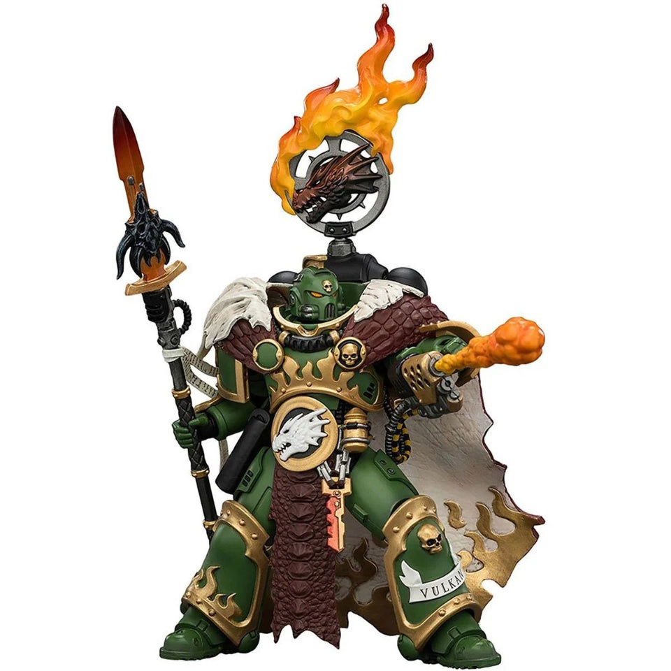 [Preventa] Joy Toy Warhammer 40,000 Salamanders Vulkan He'stan the Forgefather 1:18 Scale Figure