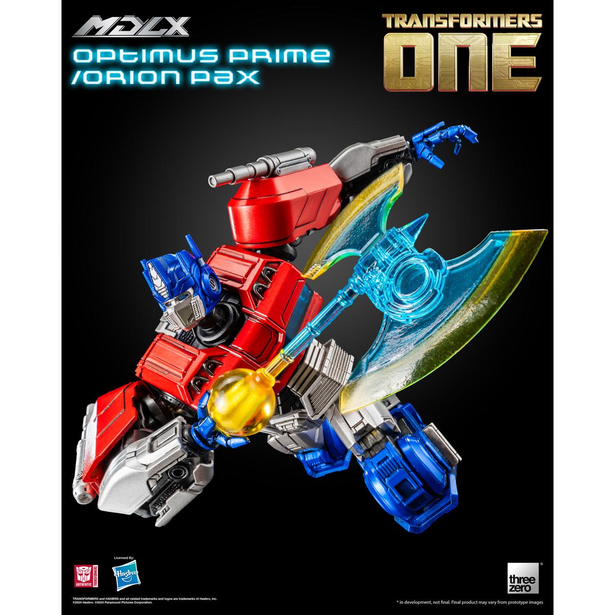 [Preventa] Transformers One Optimus Prime/Orion Pax MDLX Action Figure Threezero