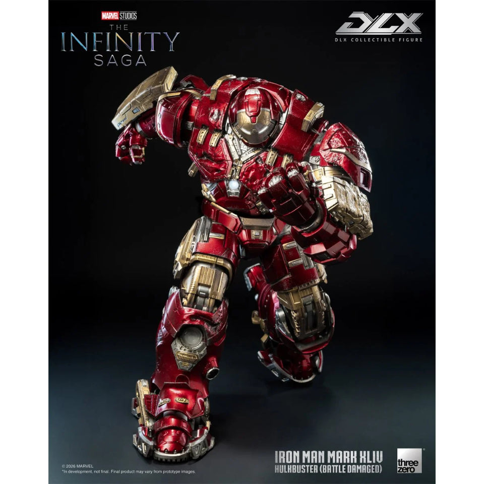 [Preventa]  Marvel Studios: The Infinity Saga Iron Man Mark 44 Hulkbuster Battle Damaged DLX Threezero