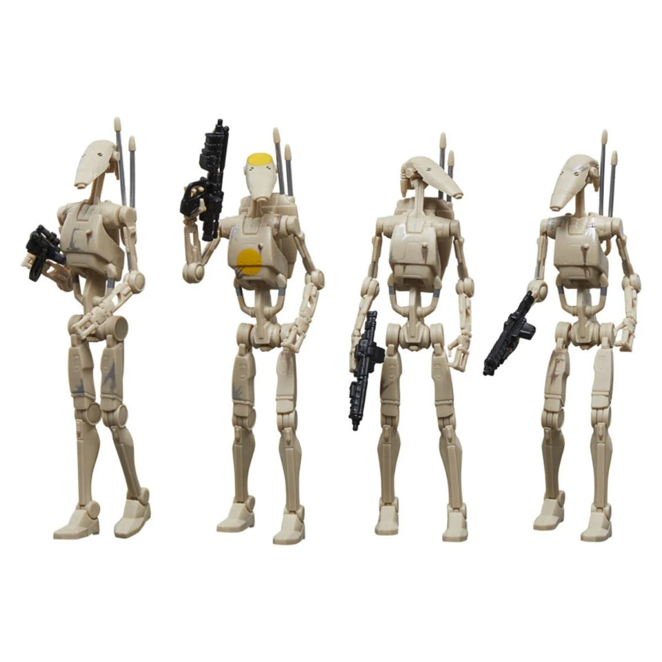 [Preventa] Star Wars The Vintage Collection Battle Droid 3 3/4-Inch Action Figures 4-Pack