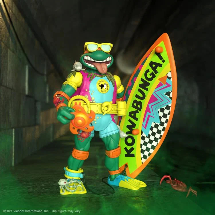 Teenage Mutant Ninja Turtles ULTIMATES! Sewer Surfer Mike Super 7