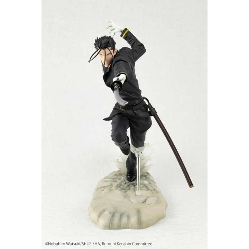 [Preventa] Rurouni Kenshin: Meiji Swordsman Romantic Story ArtFX J Hajime Saito 1/8 Scale Figure
