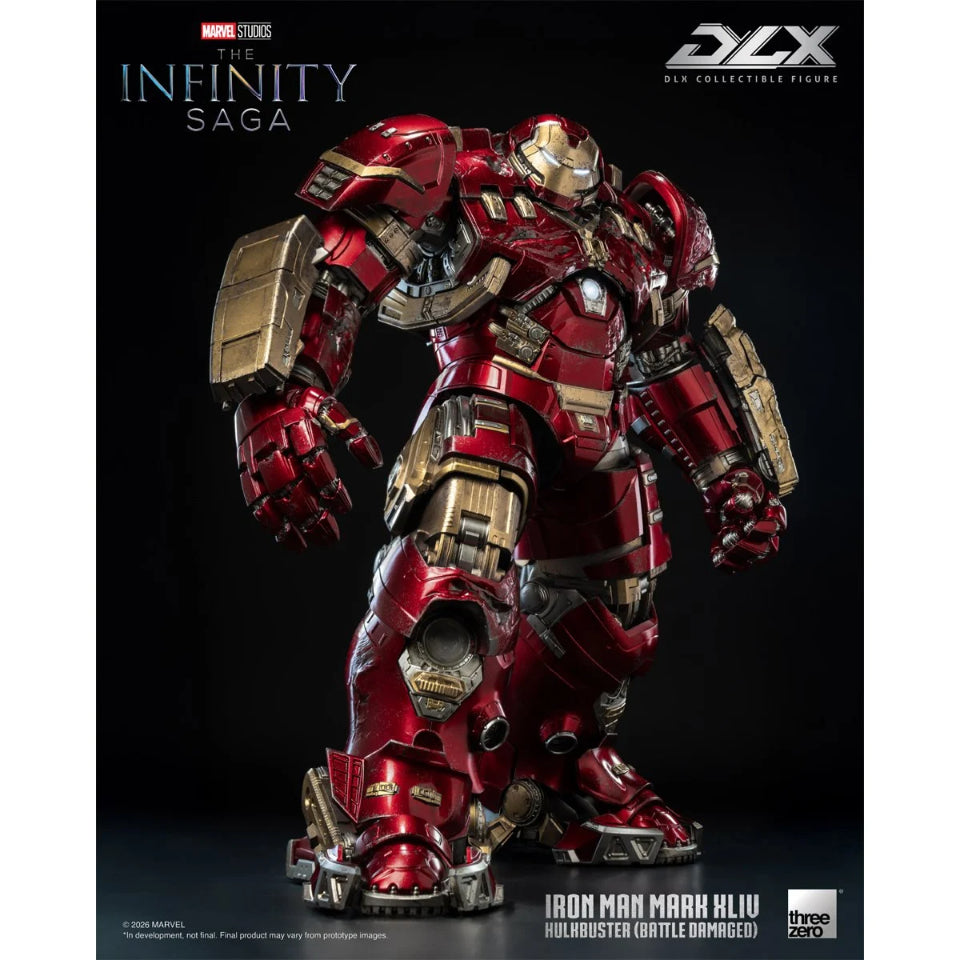 [Preventa]  Marvel Studios: The Infinity Saga Iron Man Mark 44 Hulkbuster Battle Damaged DLX Threezero