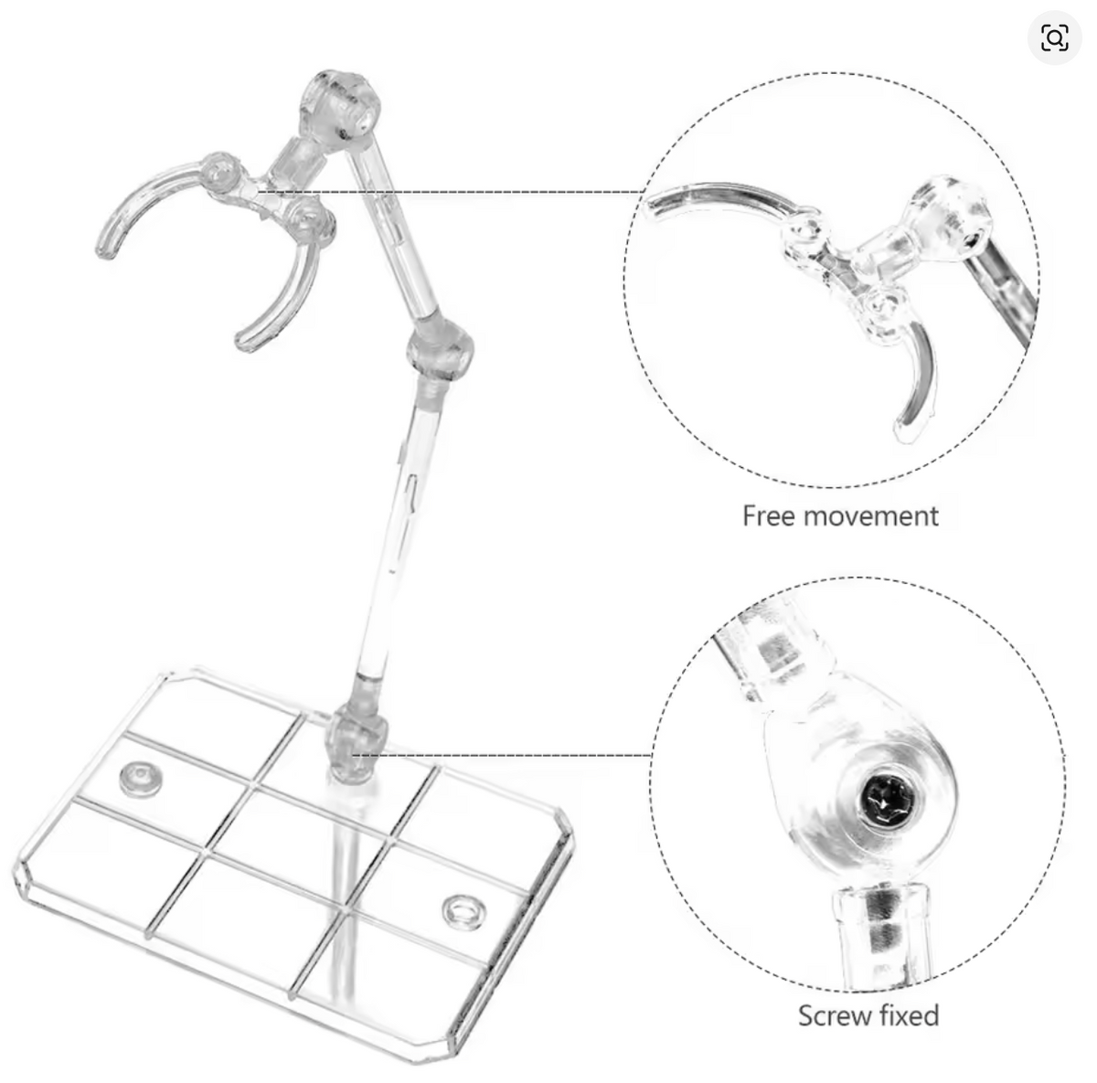 Base Stage para posar Figuras de Acción (SHF Compatible)