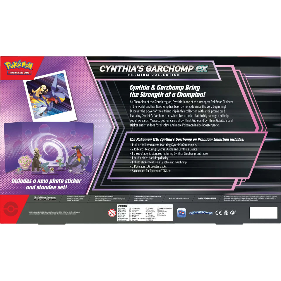 POKEMON TCG: CYNTHIA’S GARCHOMP EX PREMIUM COLLECTION ESPAÑOL