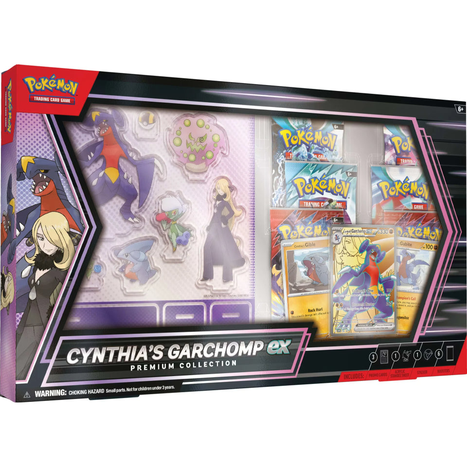 POKEMON TCG: CYNTHIA’S GARCHOMP EX PREMIUM COLLECTION ESPAÑOL