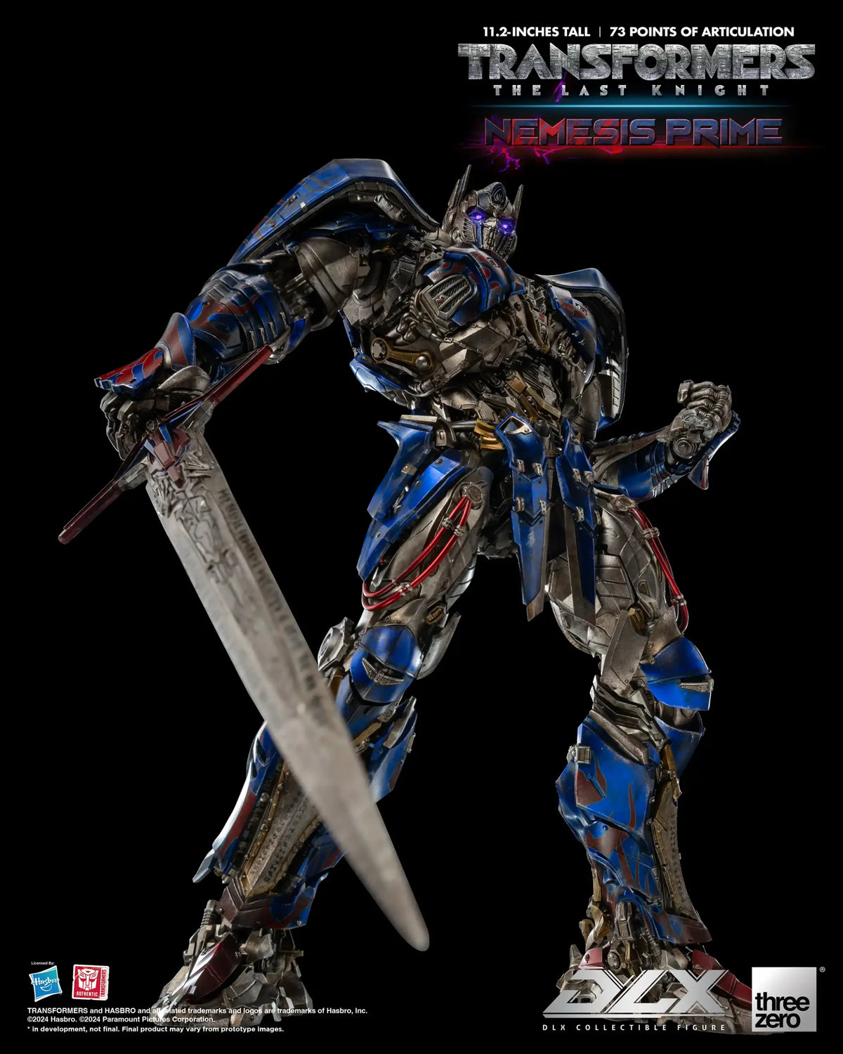 Transformers: The Last Knight Nemesis Prime DLX THREE ZERO