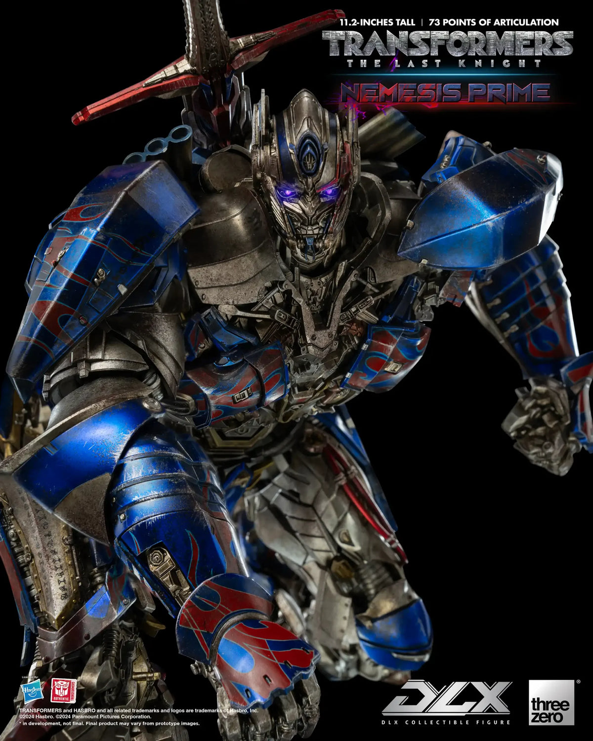 Transformers: The Last Knight Nemesis Prime DLX THREE ZERO